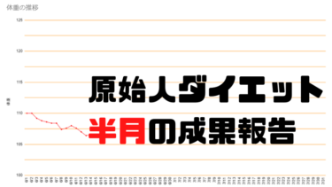 【ダイエット】原始人のような食事を始めて半月での成果はこんな感じでした【ケトジェニック】